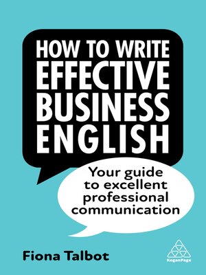 cover image of How to Write Effective Business English